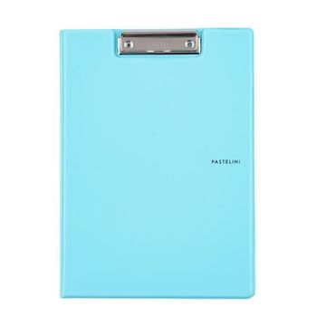 Karton P+P Pisalni blok s sponko Pastelini, A4, modra barva