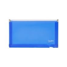 Karton P+P Ovojnice z zadrgo Opaline DL,180 mic, 5 kosov, modre