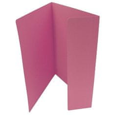 HIT Papirnate mape z 1 listom Office, A4, roza, 20 kosov