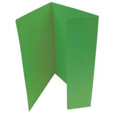 HIT Papirnate mape z 1 listom Office, A4, zelene, 20 kosov