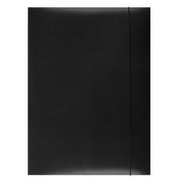OFFICE products Papirnate mape z gumijastim trakom, A4, črne
