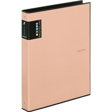 Štiriokrožni mape Pastelini - A4, 4 cm, marelična