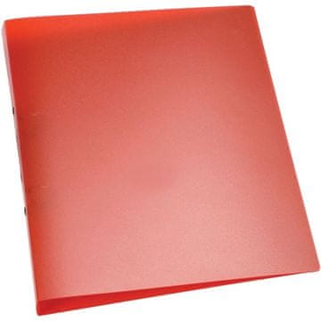 Q-Connect Vezivo z dvema obročkoma - A4, 3,4 cm, rdeče