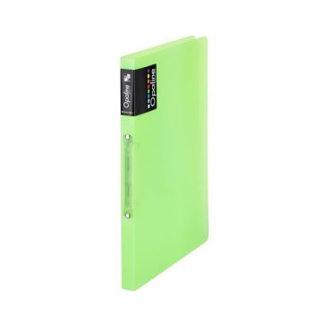Karton P+P Vezivo z dvema obročkoma Opaline - A4, 2 cm, zeleno