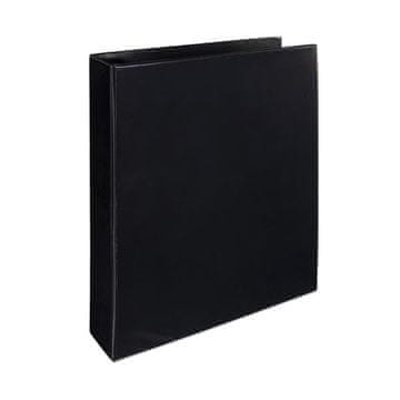 Karton P+P Štirikotni spenjač - A4, 6,6 cm, črn