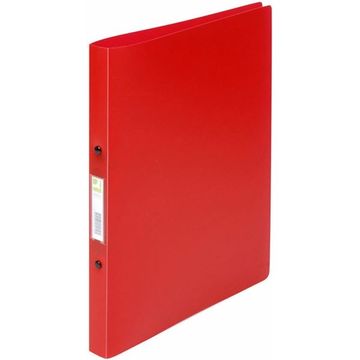 Q-Connect Vezivo z dvema obročkoma Q-C - A4, 2,4 cm, rdeče, mat