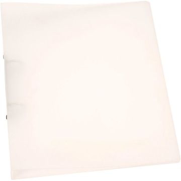 Q-Connect Vezivo z dvema obročkoma - A4, 3,4 cm, mlečno