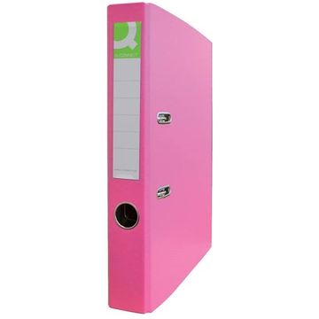 Q-Connect Kartoteka - A4, polplastna, 5 cm, roza