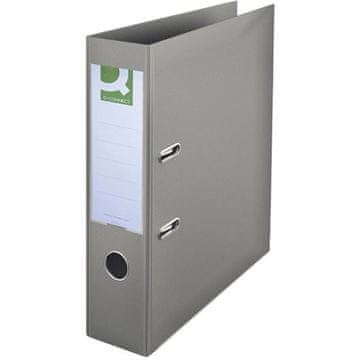 Q-Connect Kartoteka - A4, plastična, 7,5 cm, siva