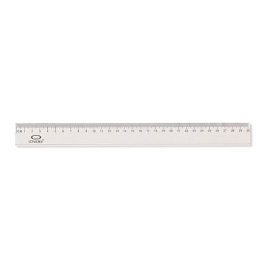 Concorde ravnilo 30 cm, tečaj, prozorno
