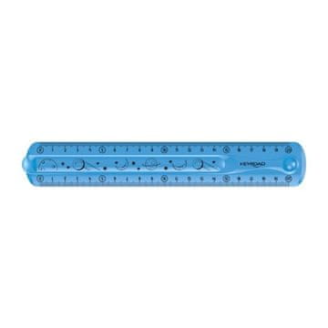 KEYROAD Pravilnika Flexi 20 cm, prilagodljiva, modra