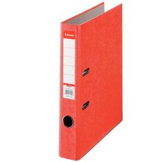 Esselte arhivska mapica z vzvodom - A4, karton, 5 cm, rdeča