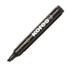Kores Permanentni marker, poševni, črn