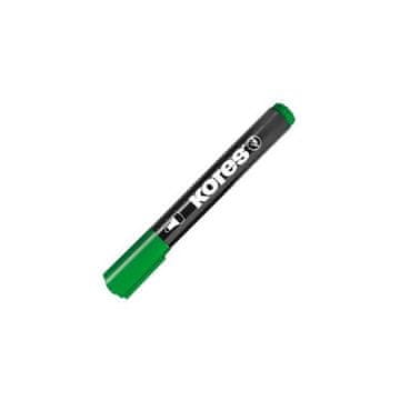 Kores Permanentni marker, okrogel, zelen