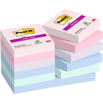 Post-It Samolepilni listek, 47,6 x 47,6 mm, SOULFUL, 12 kosov