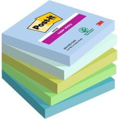 Post-It Samolepilni listek, 76 x 76 mm, OASIS, 5 kosov