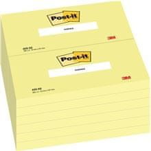 Post-It Listek, 76 x 127 mm, rumen