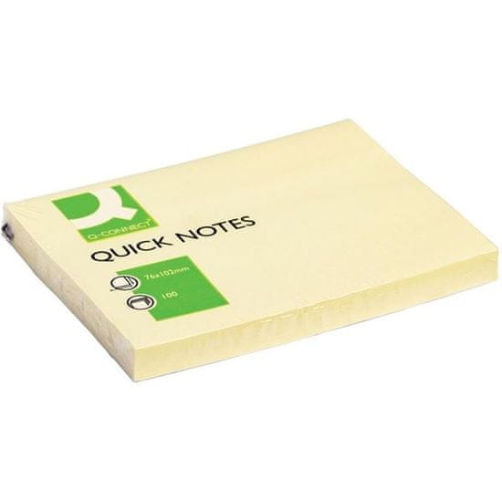 Q-Connect blazinica 76 x 102 mm, rumena