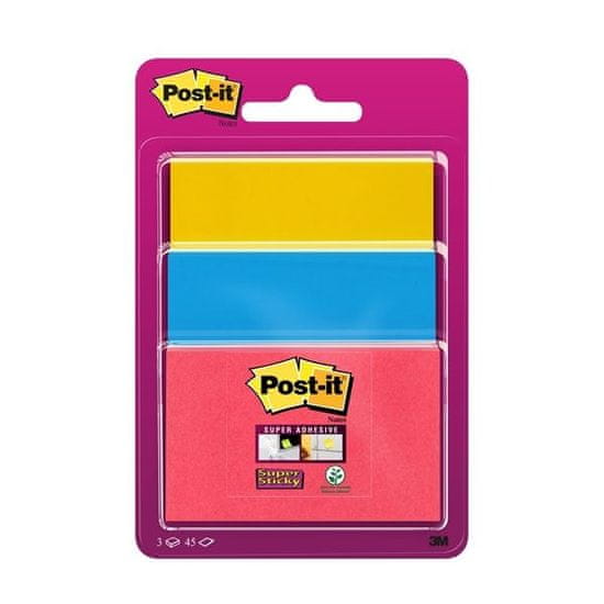 Post-It Listek, 47,6 x 76 mm, mak, 3 kosi