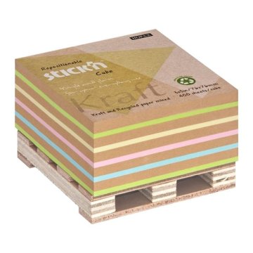 Hopax Kraft blazinica na paleti, 76 x 76 mm, barvna