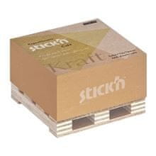 HOPAX Kraft blazinica na paleti, 76 x 76 mm, rjava