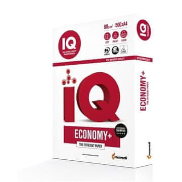 IQ Papir Economy+, A4, 80 g/m2, 500 listov