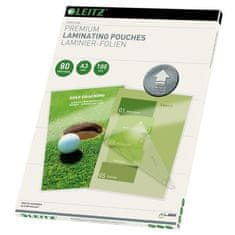 Leitz Laminirna folija, A3, 2x80 mic, sijaj, 100 kosov