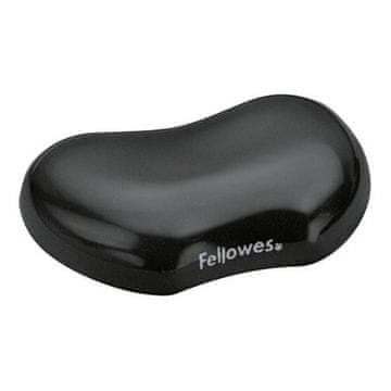 Fellowes Podloga za zapestje Crystal Gel Flex, črna