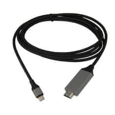 4smarts Video kabel USB-C-&gt;HDMI - črn