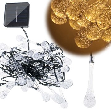 MG Icicle sončna veriga 30 LED 6.5m, toplo bela