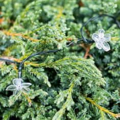 MG Flowers sončna veriga 50 LED 7m, toplo bela