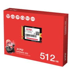 A-Data XPG GAMMIX S55/512GB/SSD/M.2 NVMe/Black/5R