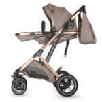 Coccolle Otroški voziček Ravello 3 in 1 travel system Safari bež smart