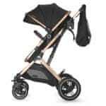 Coccolle Otroški voziček Coccolle Ravello 3 in 1 travel system Črna