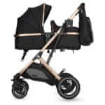 Coccolle Otroški voziček Coccolle Ravello 3 in 1 travel system Črna