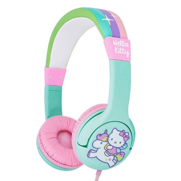 OTL OTL Hello Kitty mavrične žične slušalke za otroke (turkizna)