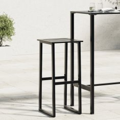 Vidaxl vidaXL Barski stoli, komplet 4 kosov, črni, 38x38x80 cm, barvano jeklo