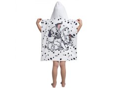 Disney DISNEY 101 Dalmatinčkov Otroški brisača s kapuco, pončo 50x115 cm OEKO-TEX 