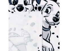 Disney DISNEY 101 Dalmatinčkov Otroški brisača s kapuco, pončo 50x115 cm OEKO-TEX 