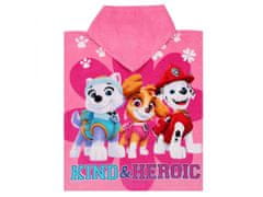 Nickelodeon Psi Patrol Skye Everest Marshall Otroška brisača s kapuco, pončo za deklico 50x115 cm OEKO-TEX 