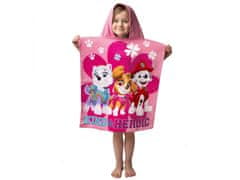 Nickelodeon Psi Patrol Skye Everest Marshall Otroška brisača s kapuco, pončo za deklico 50x115 cm OEKO-TEX 