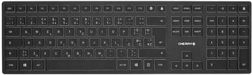 Cherry KW 9100 Slim tipkovnica USB-C, UK/SLO, črna