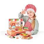 Woody Toy Pizzeria Carlo, didaktična igra z vstavljivimi oblikami