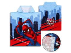 MARVEL COMICS MARVEL SpiderMan Otroška brisača, pončo s kapuco za fantka 50x115 cm OEKO-TEX 