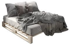 Terconwood Paletna postelja 140x200, brez naslona