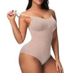 VivoVita KLOSIS Curve Body – Bodi za oblikovanje postave, bež, S