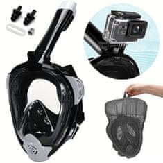 Severno BARRACUDA maska za potapljanje in snorklanje s celim obrazom L/XL