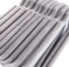 Severno Komplet žametnih obešalnikov MAGIC VELVET 20 kosov sive barve