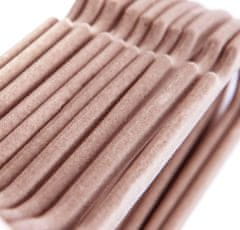 Severno Komplet žametnih obešalnikov MAGIC VELVET 20 kosov roza