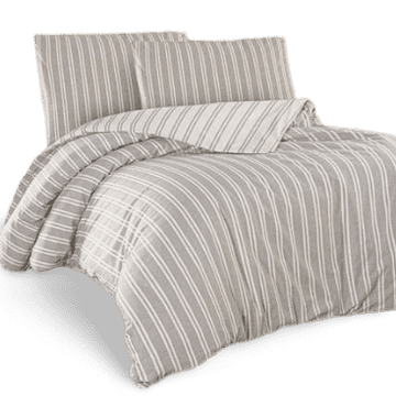 CLASY Bombažna posteljnina MADRAS sivá